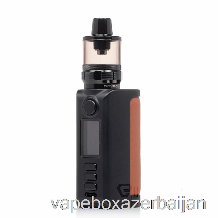 E-Juice Vape DOVPO RIVA 200W Starter Kit Black-Brown